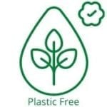 This is an icon to indicate the products used in this gift box are plastic free