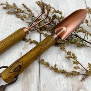 A picture of copper plated mini tools