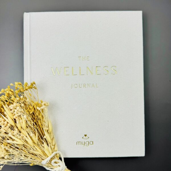 A picture of the Wellness Journal included in the Mindful Cyclist Gift Hamper.