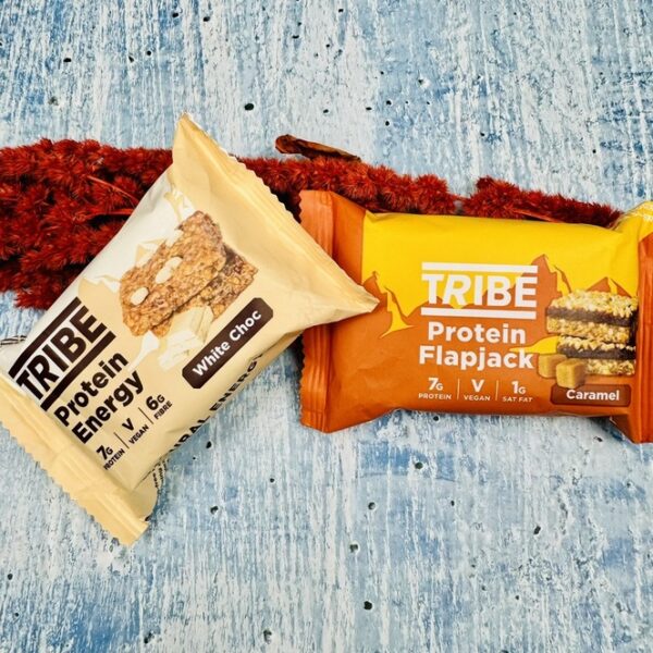 A picture of the protien flapjacks that are included in the Mini Cyclist Gift Box.