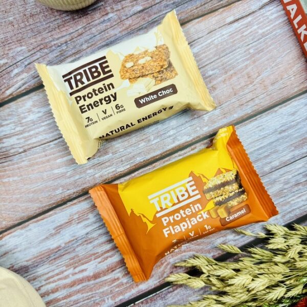 A picture of the Tribe bars which are part of the Mini Walkers Wellness Gift Boc