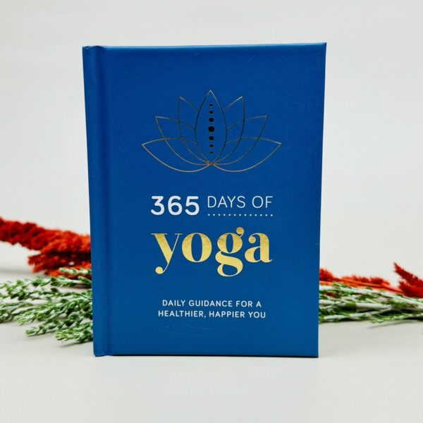 A picture of the 365 Days of Yoga that is included in the Yoga Wellness Gift Hamper