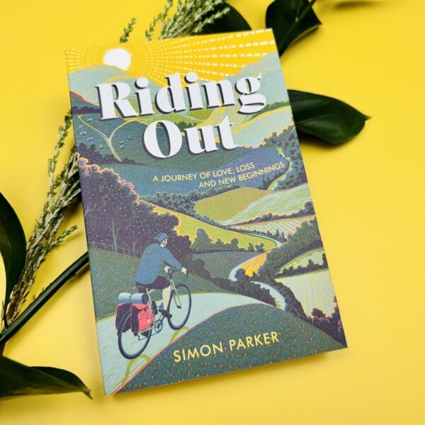 A picture of the Riding Out Book by Simon parker. A perfet gift for Cylcling lovers.