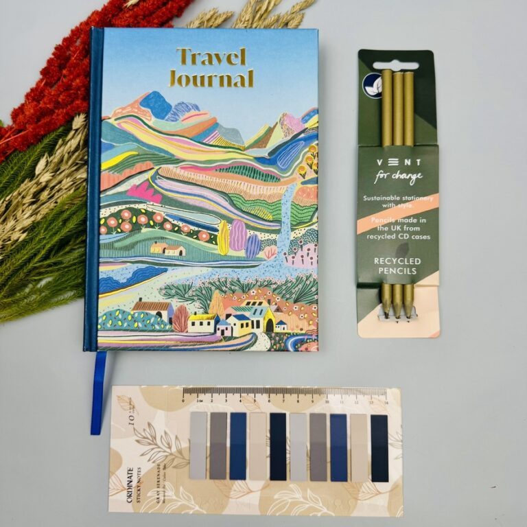 A picture of the Travel Journal Gifts included in the Travel Explorer Gift Box.