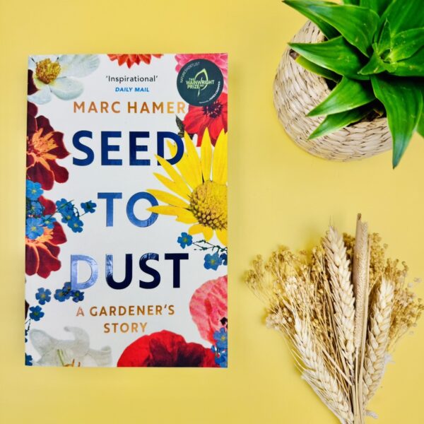 A picture of the Seed to Dust Book that is included in the Allotment Care Package.