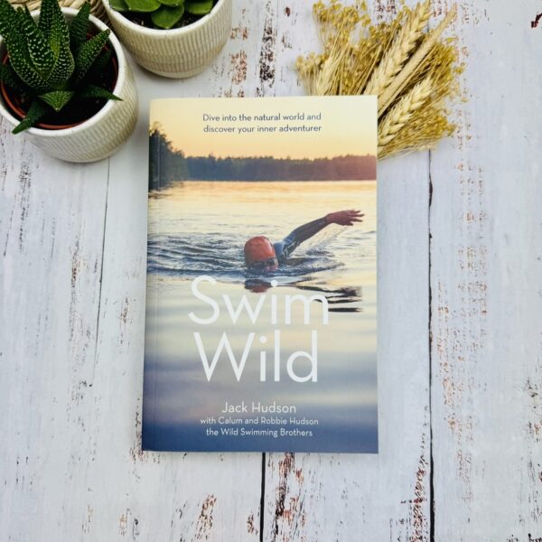 A picture of the Swim Wild Book by Jack Hudson that is included in the Swim Wild Gift Box