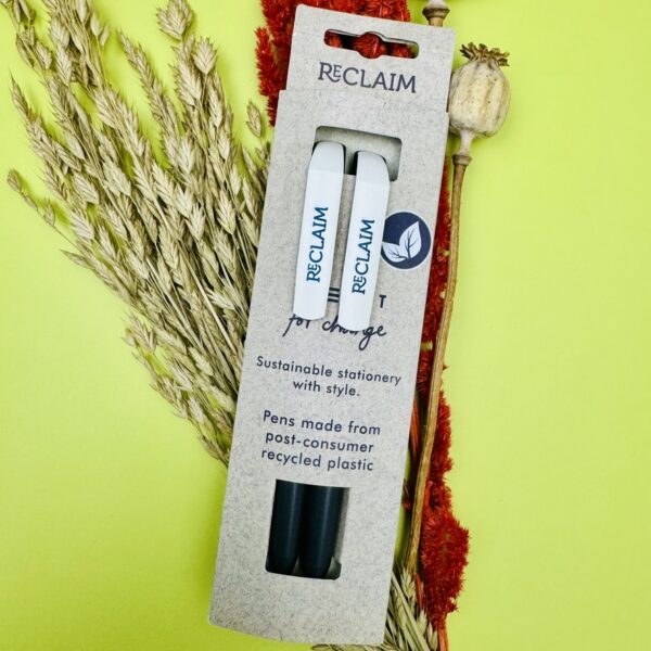 A picture of the Vent Reclaim pens that are included in the Thoughtful Walker Gift Box