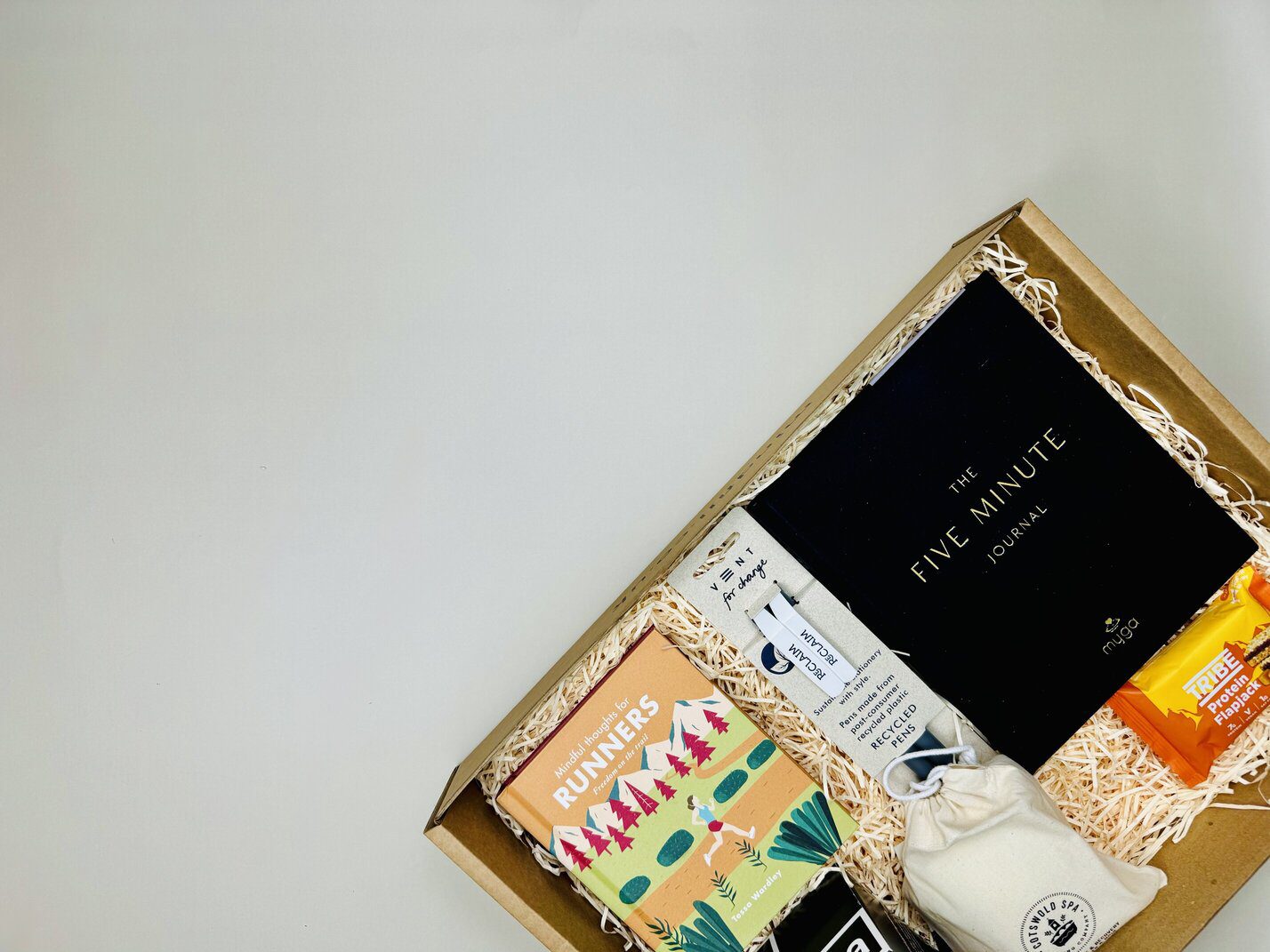 A picture of the MindFill gift box packaging.